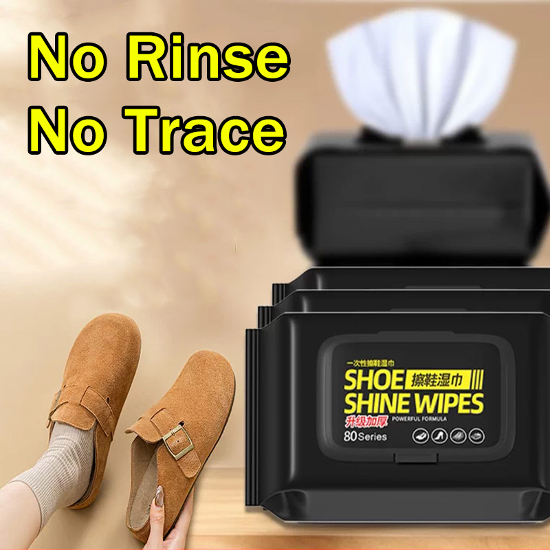 Sneaker Care Wipes - Disposable Powerful Shoe Wipes Cloth for